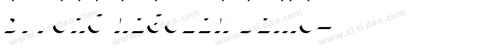 Bivoac Reguler Demo字体转换